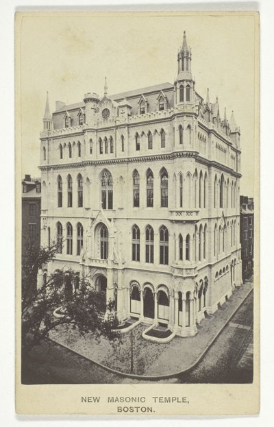 Új szabadkőműves templom, Boston alkotó: Joseph Ward