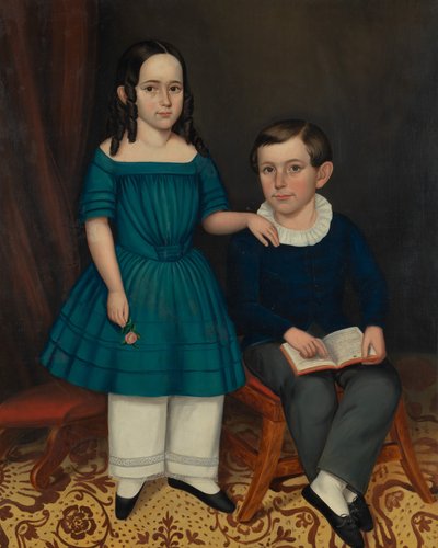 John és Louisa Stock, 1845. alkotó: Joseph Whiting Stock