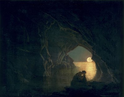 Barlang Júlia alakjával, 1780 alkotó: Joseph Wright of Derby