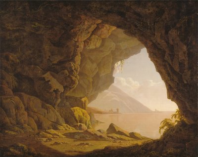Barlang, Nápoly közelében alkotó: Joseph Wright of Derby
