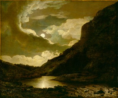 Matlock Tor holdfényben alkotó: Joseph Wright of Derby