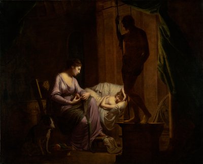 Penelope feltárja hálóját, 1783-4 alkotó: Joseph Wright of Derby