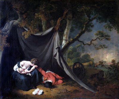 A halott katona, 1789 körül (olaj, vászon) alkotó: Joseph Wright of Derby
