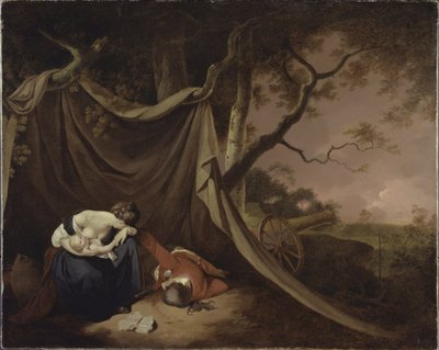 A halott katona, 1789 körül (olaj, vászon) alkotó: Joseph Wright of Derby