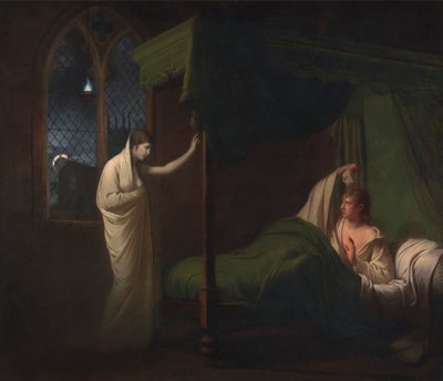 William és Margaret Percy "Az ókori angol költészet emlékei" című művéből alkotó: Joseph Wright of Derby