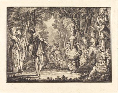 Country tánc alkotó: Joseph de Longueil after Charles Eisen