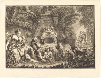 Vidéki Örömök alkotó: Joseph de Longueil after Charles Eisen