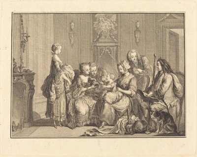 A gyönyörű nővér alkotó: Joseph de Longueil after Charles Eisen