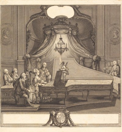 A gépi koncert alkotó: Joseph de Longueil after Charles Eisen