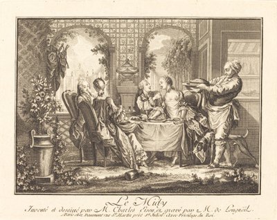 Dél alkotó: Joseph de Longueil after Charles Eisen