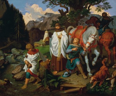 Rudolf von Habsburg és a pap alkotó: Joseph von Fuhrich