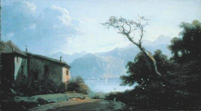 Tavaszi jelenet Franciaországban (olaj, vászon) alkotó: Josephine Bowes