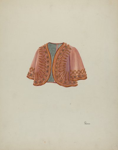 Bolero dzseki, c. 1940. alkotó: Josephine C. Romano