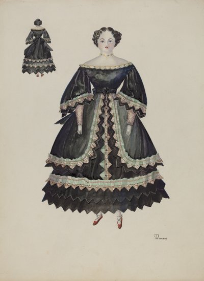Baba - Minerva Pratt, c. 1937. alkotó: Josephine C. Romano