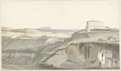 Genzano di Roma táj alkotó: Josephus Augustus Knip