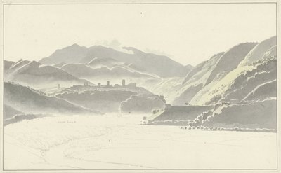Kilátás a Cittaducale-ra Kilátás a Civita Ducale-ra alkotó: Josephus Augustus Knip