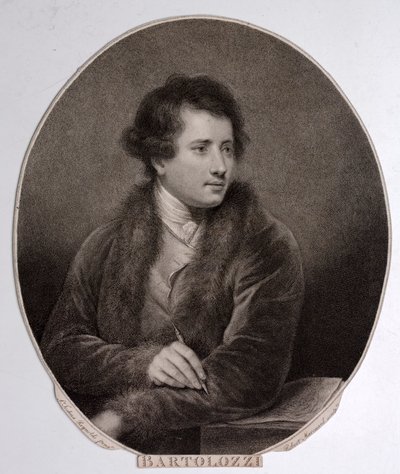 Francesco Bartolozzi olasz metsző (metszet) alkotó: Joshua (after) Reynolds
