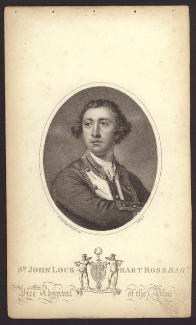 Sir John Lockhart-Ross, brit admirális (metszet) alkotó: Joshua (after) Reynolds