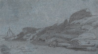 Tengerpart sziklákkal alkotó: Joshua Cristall
