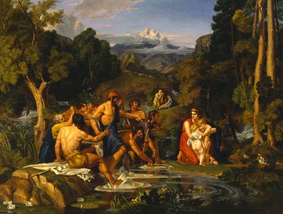 Latona és a líciai parasztok alkotó: Joshua Cristall