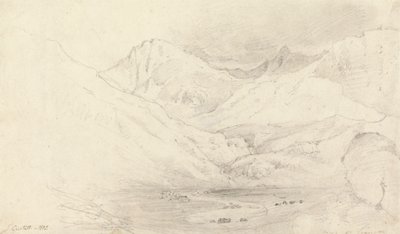 Nant Ffrancon völgye, Caernarvonshire alkotó: Joshua Cristall