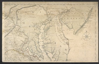 Virginia legnépesebb részének térképe… alkotó: Joshua and Jefferson Peter Fry