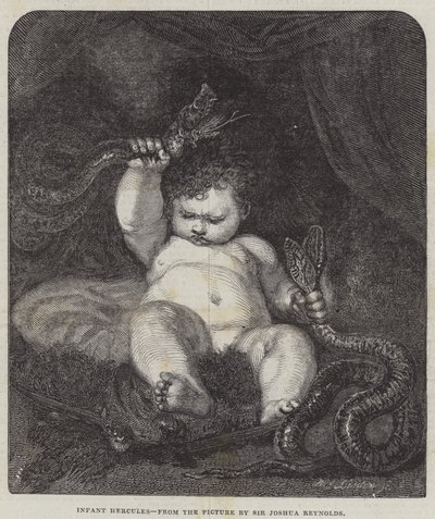 Herkules csecsemő alkotó: Joshua Reynolds