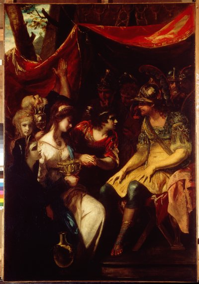 Afrikai Scipio kontinenciája (Publius Cornelius Scipio Africanus, ie 235-183). Mitikus legenda, amely a második pun háború idején játszódik (i.e. 218-202), Cartagena (Tunézia) elfoglalása után, amikor a katonák bemutatkoznak a hősnek alkotó: Joshua Reynolds