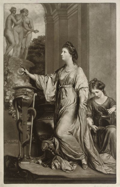 Lady Sarah Bunbury, alkotó: Joshua Reynolds