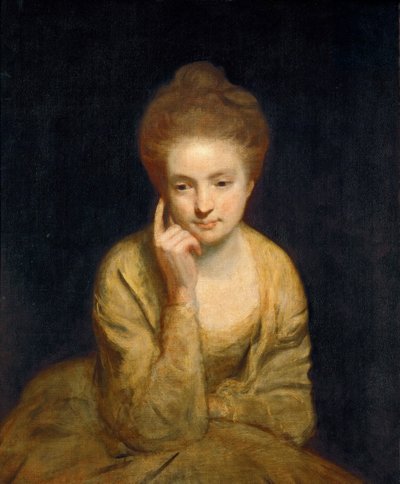 Neoklasszicizmus: Portrétanulmány egy fiatal hölgyről, Reynolds, Sir Joshua (1732-1792) alkotó: Joshua Reynolds