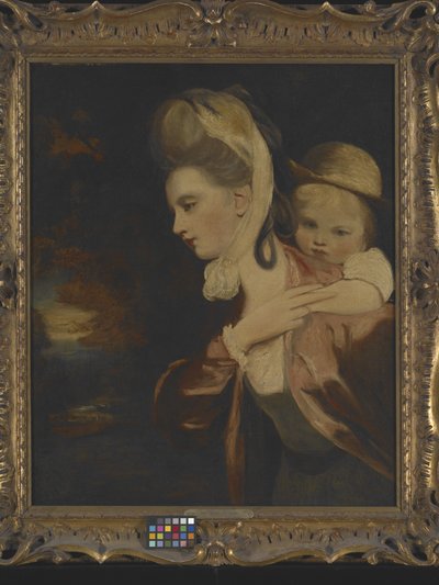 Pick-A-Back (Mrs. Payne Gallaway And Child) (másolata) (olaj, vászon) alkotó: Joshua Reynolds
