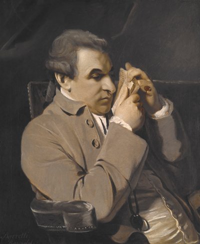 Baretti József portréja alkotó: Joshua Reynolds