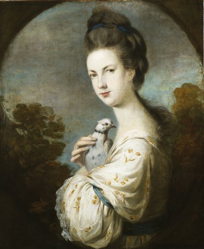 Juliet Langton kisasszony álló portréja, félhosszúság, 1764 alkotó: Joshua Reynolds