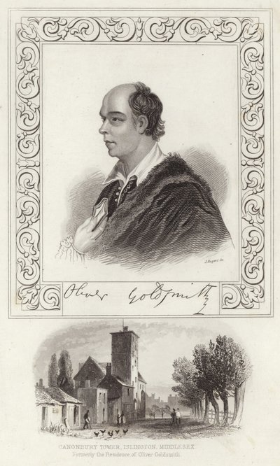 Goldsmith Olivér portréja alkotó: Joshua Reynolds