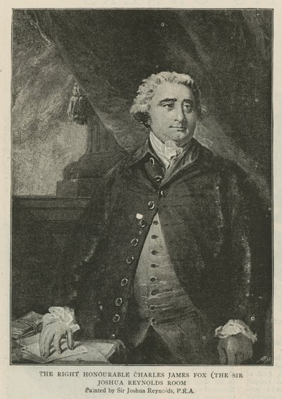 A jobb, tisztelt Charles James Fox alkotó: Joshua Reynolds