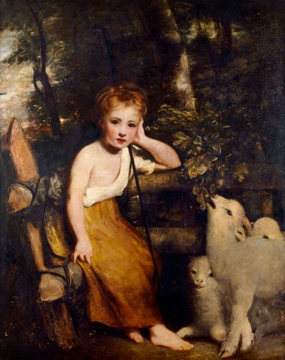 A fiatal pásztorlány (olaj, vászon) alkotó: Joshua Reynolds