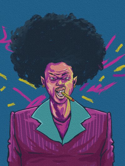 Erőteljes afro-dohányos alkotó: Joshua msonthe
