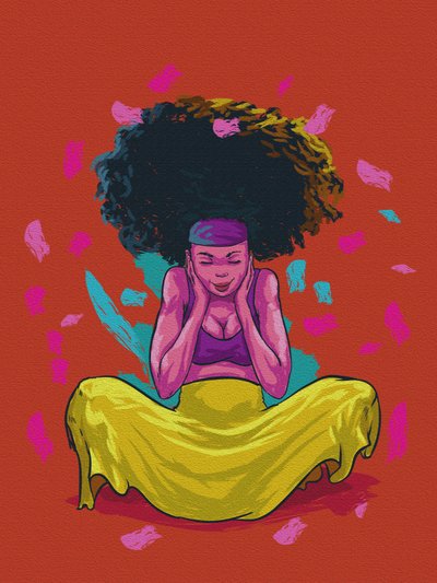 Élénk afro-nyugalom alkotó: Joshua msonthe