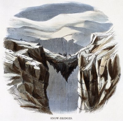 Hóhidak, a természet jelenségeiből, 1849 alkotó: Josiah Wood Whymper