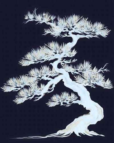 Fehér bonsai fa alkotó: Josie George