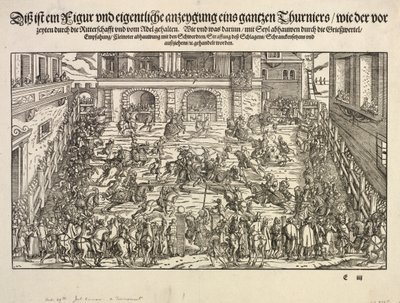 Egy torna, 1565. alkotó: Josse Amman