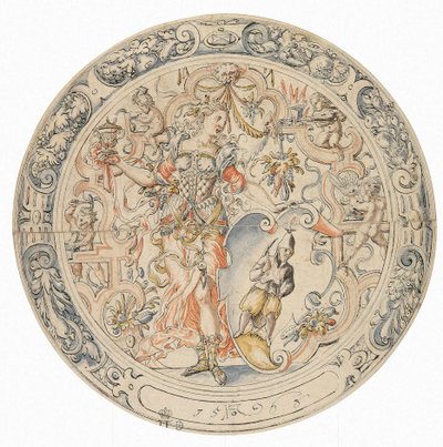 A bányászat allegóriája, 1563. alkotó: Jost Amman