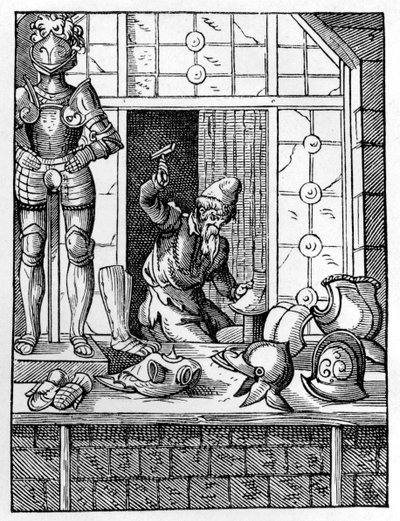 Páncélos, 1559-1591 alkotó: Jost Amman