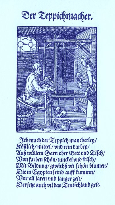 Szőnyeggyártó alkotó: Jost Amman