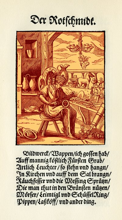 Rézműves alkotó: Jost Amman