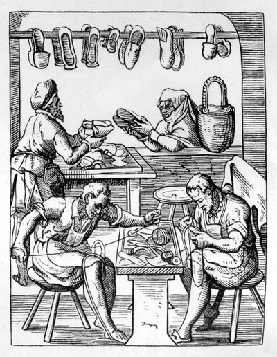 Cipész, c1559-1591 alkotó: Jost Amman