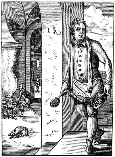A szakács, 1849. XVI. század. alkotó: Jost Amman