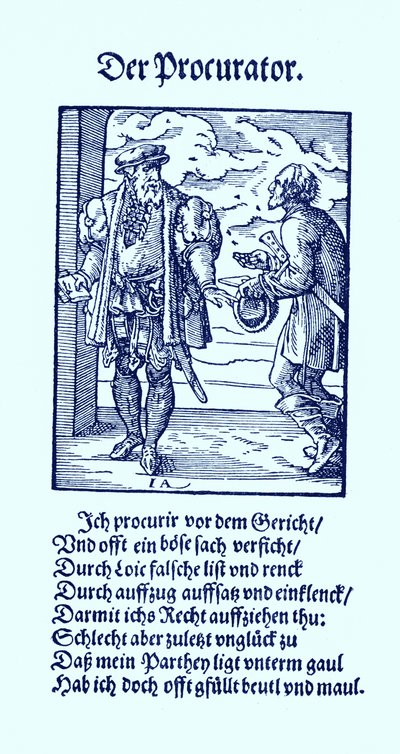 Az ügyész alkotó: Jost Amman