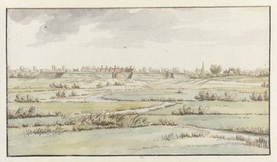 Kilátás a Saint-Michiel-erődre, ’s-Hertogenbosch közelében alkotó: Josua de Grave (attributed to)