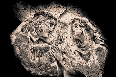 Jézus és Mária, a sorozatból, Stations of the Cross 2015 (fotó) alkotó: Joy Lions